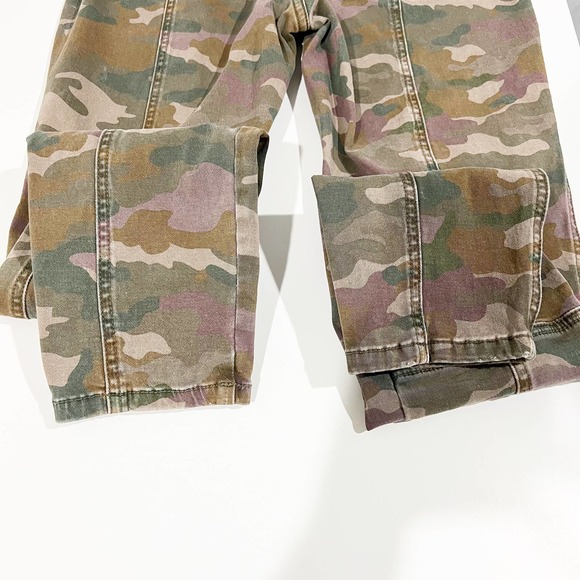 Anthropologie Slim Camo Button Fly Jefferson Utility Pants Size 28 - Picture 7 of 11
